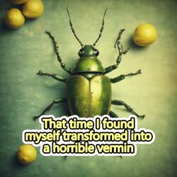 That time I found myself transformed into a horrible vermin