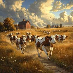 Chasing My Cows