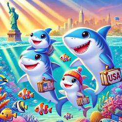 Baby Shark Goes to the USA | A Fun Adventure Song!