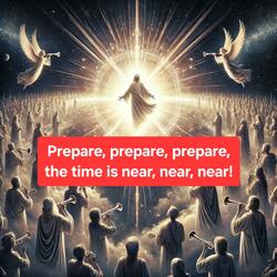 Prepare, prepare, prepare, the time is near, near, near!
