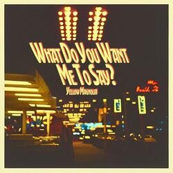 What Do You Want Me To Say?