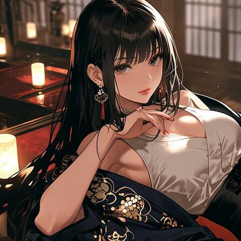 紺碧の袴と夜のささやき