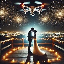 Love Under Drones Lights