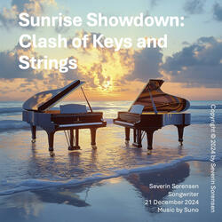 Sunrise Showdown: Clash of Keys and Strings