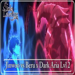 Jinwoo vs Beru x Dark Aria Lvl 2