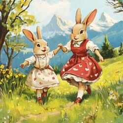 Ha-ha-ha – Hase springt (männliche Stimme)