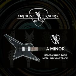 Melodic Hard Rock Metal Backing Track in A Minor