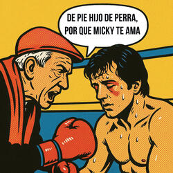 De pie hijo de perra, por que micky te ama