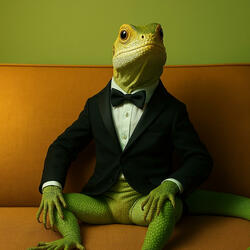 Emotional Support Lizard