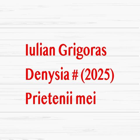 Prietenii mei