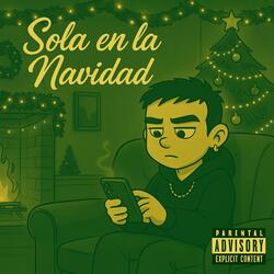 Sola en la navidad