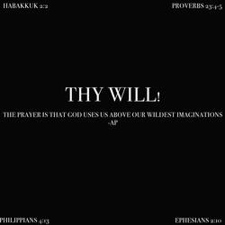 Thy Will
