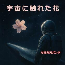 宇宙に触れた花