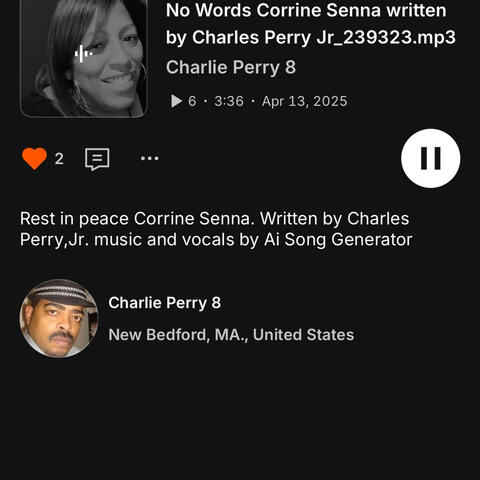 No Words Corinne Senna