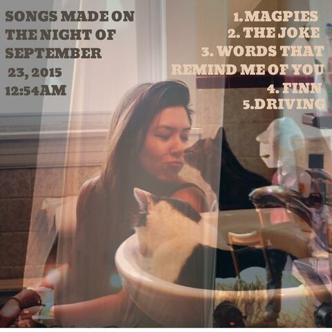 Songs Made on The Night of September 23, 2015: 12:54AM