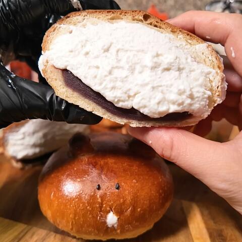 あんクリームパン