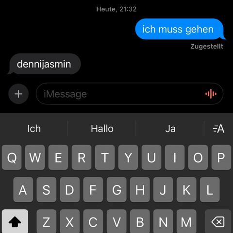 ich muss gehen