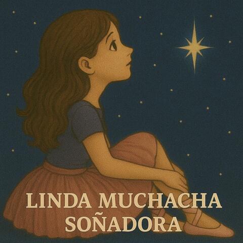 Linda muchacha soñadora