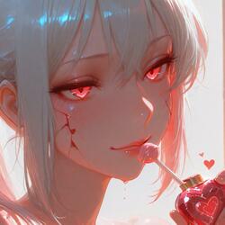 Lick once