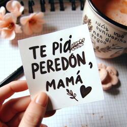 Te pido perdon mama