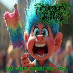 Blue Haired Subaru Troll Doll