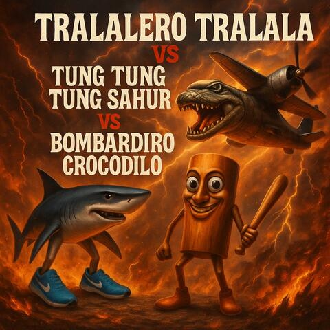 Tralalero Tralala vs Tung Tung Tung Sahur vs Bombardiro Crocodilo