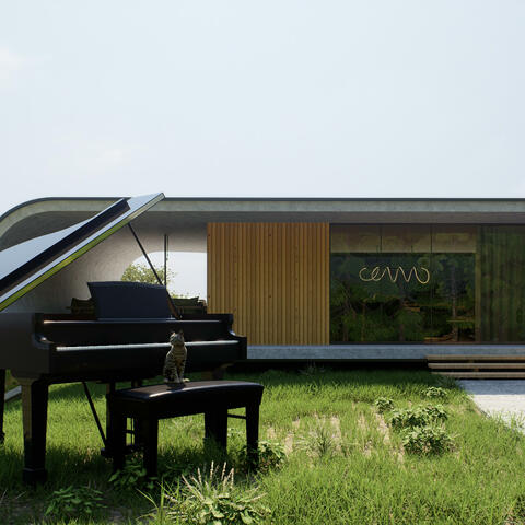 Concrete Wooden Cabin is the Perfect Enscape for Private Jazz Music for Chill | Relax | Study