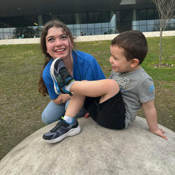 Here They Come Mason And Madison Together