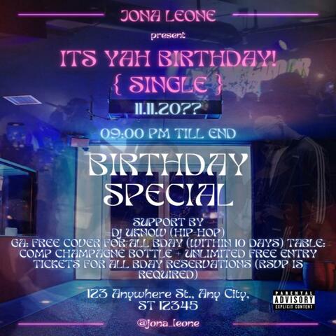 Its Yah Birthday