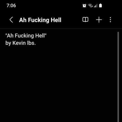Ah Fucking Hell