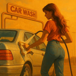 Girl at the Car Wash