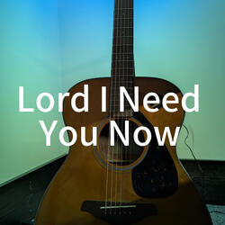 Lord I Need You Now.