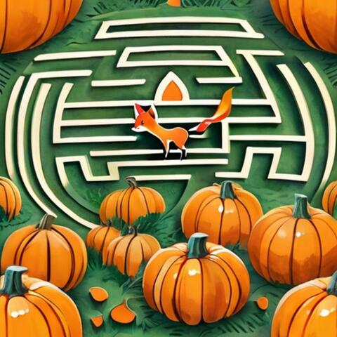 Maze of pumpkins