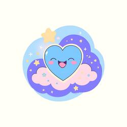 Big Blue Heart