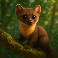 The Pine Marten (Martes martes) Educational Song for Kids
