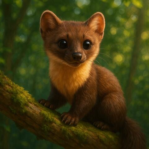 The Pine Marten (Martes martes) Educational Song for Kids