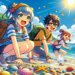 Fun clam digging