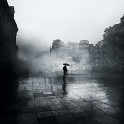 falling down.