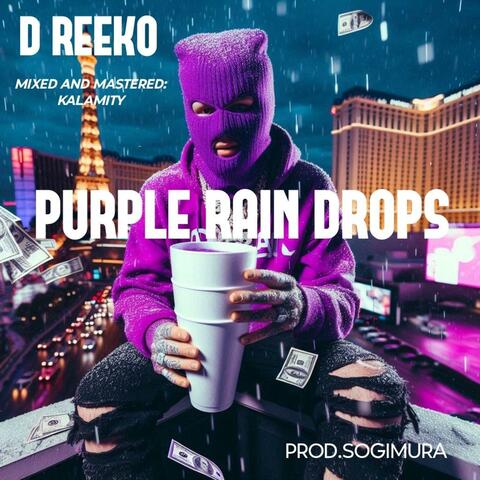 Purple Rain Drops