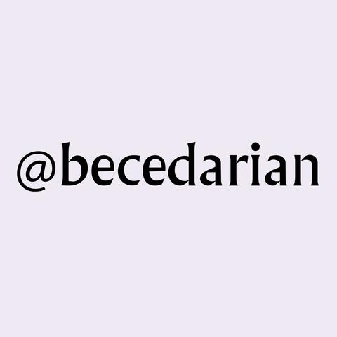 @becedarian