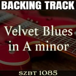 Velvet Blues Backing Track in A minor | SZBT 1085