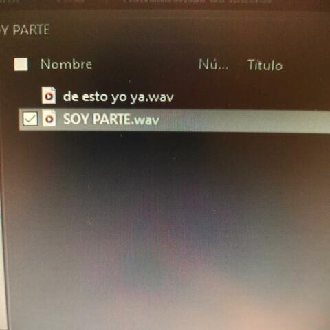 SOY PARTE