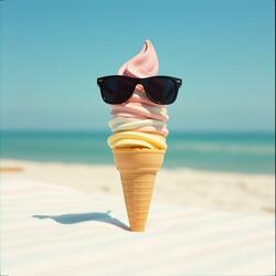 Sommerzeit Lecker Eis Eis