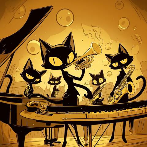 Black Cats & Deep Bass Elegant Groove Jazz Night