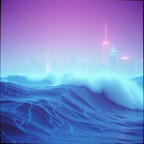 In the waves