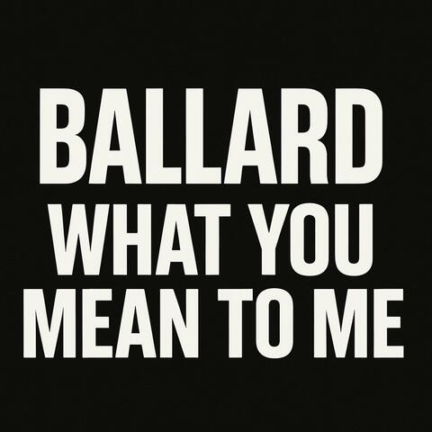 What You Mean To Me