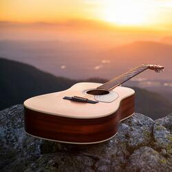 Upbeat Acoustic Guitar Backing Track In G Major
