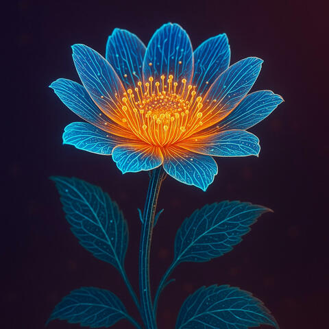 Künstliche Intelligenz als Blume KI trifft Natur