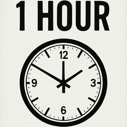 1 hour