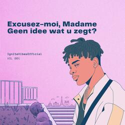 Excusez-moi, Madame Geen idee wat u zegt?